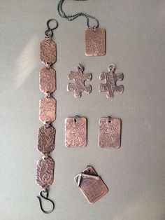 Acid Etching Metal, Etched Copper Jewelry, Penny Jewelry, Etched Jewelry, Washer Jewelry, Copper Work, How To Clean Silver, Etched Copper, Copper Jewellery