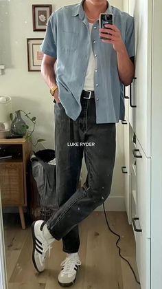 TikTok · elisa★ (joey’s version) Guys Outfit Inspiration, Style For Guys Casual, Outfit Inspo Men Casual, Minimal Outfits Men, Mens Outfit Inspiration Casual Styles, Outfits For Summer Men, Boyfriend Style Outfits Men, Men’s Vintage Outfits