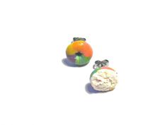 Rainbow Bagel and Sprinkle Cream Cheese Stud Earrings - Tiny Food Jewelry: Handmade Rainbow Bagel, Tiny Food, Food Jewelry, Tiny Stud Earrings, Jewelry Handmade, Sprinkles, Cream Cheese