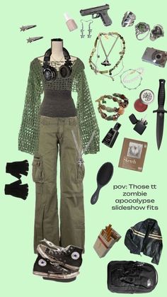 School Outfit Ideas, Outfit Ideas Casual, Grunge Goth