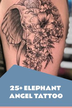 25+ Elephant Angel Tattoo Divine Essence, Extraordinary Design