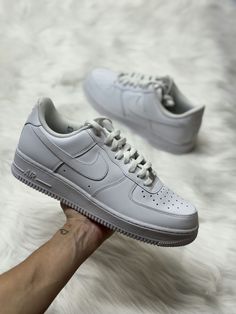 ITEM: Nike Air Force 1 07 SIZE: Men's U.S Size 9.5 CONDITION: Pre-Owned without Box GENTLY WORN/TRIED ON 100% Authentic C-051187 Returns: When applicable (see return policy) TheClutchSwagStore Accepts returns with 100% money back within 30 days of purchase date.  All returns must be in new and unworn condition. Money will be refunded immediately after products have been sent back and verified. Air Force 1 Men, Nike Air Force 1 07, Air Force Ones, Mens Sportswear, Shoes White, Nike Air Force 1, Air Force 1, Nike Air Force, Air Force