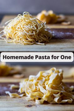 Homemade Pasta Dough How To Make Homemade Pasta Dough, Pasta Machine Dough Recipes, Homemade Pasta Small Batch, Homemade Pasta For Two, Simple Homemade Pasta Recipes, Homemade Pasta For One, Small Batch Homemade Pasta, Bread Machine Pasta Dough, Small Batch Pasta Dough