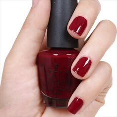 Red Nail Polish Colors, Dark Red Nail Polish, Maroon Nails, Cute Nails For Fall, Red Nail Polish, Pretty Nail Art Designs, Red Nail Designs, Best Nail Polish