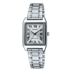 CASIO Ladies DRESS Quartz Silver Analog is a stylish and perfect piece of craftsmanship. This watch is designed to be a timeless classic with its sleek silver body and quartz movement. It is suitable for any occasion, from a casual day out to a formal event. The inspiration behind this design is to create a timeless piece of jewelry that will last for years to come. The release date is not important for this series, as it is designed to be a timeless classic. This watch is the perfect accessory Casio Silver Watch, Casio Watch Women, Casio Quartz, Silver Watches Women, Timeless Watches, Unisex Watches, Classic Watches, Stainless Steel Band, Casio Watch