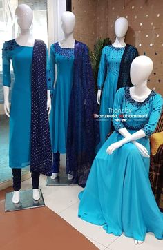 Silk Top Designs, Churidar Design, Chudi Designs, Official Clothes, Blouse Dress Pattern, Indian Dresses For Women, Salwar Neck Designs