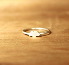 Tiny Cumulus Cloud Ring -Sterling Silver Cloud Ring, Cumulus Clouds, Stamped Necklaces, Sterling Silver Cat, Cat Ring, Nature Jewelry, Dream Jewelry, Ring Sterling Silver, Sterling Earrings