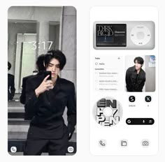 Homescreen Layout Samsung, Samsung Aesthetic Homescreen, Enhypen Homescreen, Enhypen Theme, Wallpaper Layout, Wallpaper Enhypen, Samsung Home, Phone Inspo, Phone Inspiration