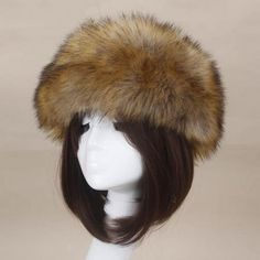 Women's Hat, Hollow Top, Imitation Fur, Thickened Hat, Warm Hat Ring, Hood Cover, Plush Brimless Hat Features: Quantity: 1 Material:Faux Item Sizes: Head measurement 60cm,Width 13cm For Seasons:Spring,Autumn,Winter For Occasion:Casual,Dress Product Description: Season:Winter Gender:Women,Girl Occasion:Casual,Daily Material:polyester Pattern Type:solid Collar:Hooded Style:Casual,Fashion Length:Regular Length: Long How to wash:Hand wash Cold,Hang or Line Dry What you get:1PC Women Hat Size: One Size.  Color: Brown.  Gender: female.  Age Group: adult. Beanies For Women, Brimless Hat, Girls Fur, Faux Fur Material