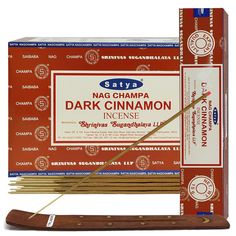 PRICES MAY VARY. This is a bundled product that includes Dark Cinnamon incense of Satya incense and Trumiri incense holder. Incense Kit: This bundle includes 1 box of incenses. There are 12 packets in each box. Each packet has 15 incenses in it. Incense holder is also included in the bundle. Dark Cinnamon incense are used as home fragrance products for smudging,, spritual décor and meditation décor. Inciensos Aromaticos: Incenses are popular in every culture. Some of them even use them in witchc Cinnamon Incense, Spiritual Attack, Incense Stick Holder, Meditation Decor, Nag Champa, Witchcraft Supplies, Incense Sticks Holder, Energy Cleanse, Sensory Experience