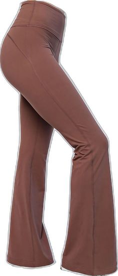 Flare Yoga Pants With 4-way Stretch For Workout, Sporty Flared Yoga Pants, Sporty Solid Flare Yoga Pants, Flared Stretch Activewear For Yoga, Flare Stretch Activewear For Yoga, High Stretch Brown Yoga Pants, Stretch Wide Leg Yoga Pants For Pilates, Stretch Flare Yoga Pants For Gym, Athleisure Flare Yoga Pants For Pilates