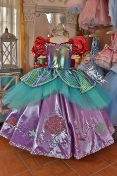 there is a dress made to look like a princess