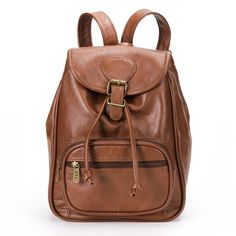 AmeriLeather Mini Leather Backpack | Kohls Brown Soft Leather School Backpack, Brown Soft Leather Backpack For School, Classic Backpack With Adjustable Strap For Trips, Classic Backpack For Trips, Leather School Backpack With Leather Lining, School Leather Backpack With Soft Leather, Casual Leather Backpack For Trips, Classic School Backpack In Soft Leather, Classic Leather Satchel Backpack For Trips