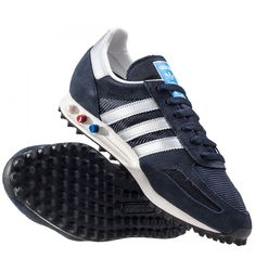 Adidas LA Trainer OG Marino Adidas La Trainer, Tenis Vans, Adidas Adilette, Vintage Models, Blue Sneakers, Adidas Samba Sneakers, Black Running Shoes, Helly Hansen, Adidas Gazelle