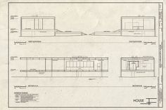 two plans for a house with windows and doors