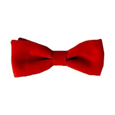 Red is known as a "power" color. This pre-tied red bow tie shows the world that you are confident while adding a pop of color to any outfit. Perfect for men or women; it has an easy to close clip, and adjusts to fit any size neck. Matching cummerbunds available. Neck Size: 13"-22" Material: 100% Polyester Size: Approx 2" x 4½"