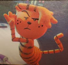 an image of a cartoon character that appears to be angry