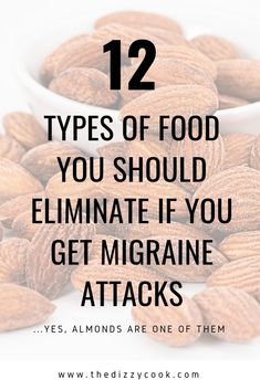 Headache Diet, Foods For Migraines, Dizzy Cook, Histamine Foods, Migraine Triggers, Natural Headache, Migraine Attack