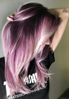 Pastel Pink Hair Color, Hair Color For Dark Skin, Glam Grunge, Rambut Brunette, Pastel Pink Hair, Hair Color Pink