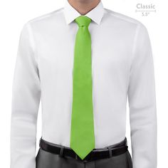 A solid lime green tie is not for wallflowers! This citrusy green in KT Lime radiates liveliness and imagination. Green Tie, Neck Gaiters, Small Bows, Kids Pillows, Petite Women, Neck Scarves, Scarf Hairstyles, Pocket Square, Suspenders