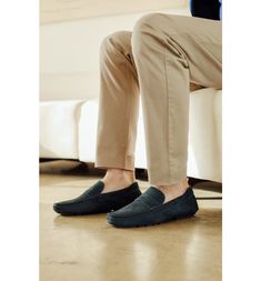 Driving Loafers Outfit Men, Loafers Men Outfit, Loafers Outfit, Driving Loafers, A Penny, Men Loafers, Dress Socks, Loafers Men, Men Dress