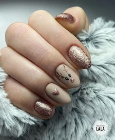 Xmas Manicure, Fall Nail Art Ideas, Nail Sunny, Simple Gel Nails, Blush Nails, Instagram Nails, Fall Nail Art, Xmas Nails