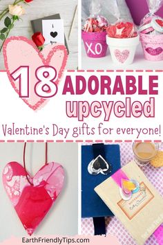 valentine's day gifts for everyone to have on hand and in the bag are these adorable heart shaped gift bags