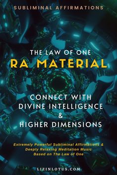 the law of one ra material connect with divine intelligence and higher dimensionss ebook cover