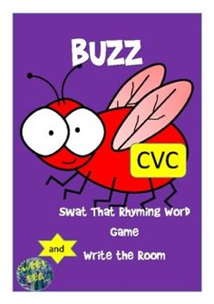 the book buzzz is written in english and has an image of a bee on it