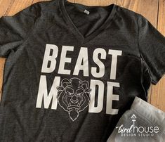 Beast Mode Shirt, Funny Shirt Beauty and the beast cute disney shirts Boy Disney Shirts, Cute Disney Shirts, Custom Graphic Tees, Funny Disney Shirts, Vacation Birthday, Disney Shirts For Men, Disney Tee, Funny Disney