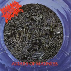 the cover art for an album called altars of madness