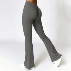 Pant Length : Full Length Fit : Fits True To Size, Take Your Normal Size Fabric Type : Broadcloth Closure Type : Elastic Waist Gender : Women Material : Nylon,Spandex Item Type : Full Length Sport Type : Yoga Pants Material : 78%Nylon +22% Spandex High Compression Leggings : High Compression Leggings Service : Drop Shipping,Wholesale Yoga Flare Pants, Cut Leggings, Legging Sport, Bell Bottom Pants, Flare Trousers, Flare Leggings, Sports Leggings, Yoga Leggings, Flare Pants