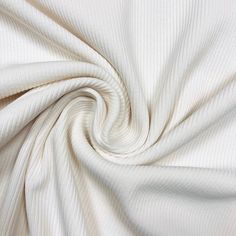 the white fabric is very soft and smooth