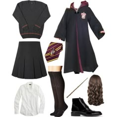 a harry potter costume is shown in this image