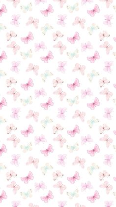 watercolor butterflies on white background