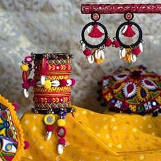 Navratri Collection 2023, Bangles Ideas, Pinterest Women, Indian Room, Navratri Collection, Diy Jewelry Set