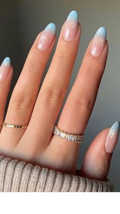 Blue Christmas Nails, Winter Nails Acrylic, Christmas Nails Easy, Her Nails, Snowflake Nails, Beauty Inspo, White Nail, Winter Nail Designs, Winter Nail