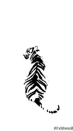 a black and white drawing of a zebra