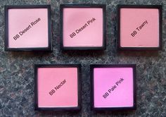 Bobbi Brown Blushes: Desert Rose, Desert Pink, Tawny, Nectar, Pale Pink Makeup Basics, Desert Pink, Soft Summer Colors, Bronze Highlights, Beauty Finds