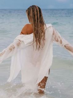 Sheer cover up or cardigan. Perfect over a spring or summer dress, a swim coverup, or tie in the center and wear with a skirt, jeans, shorts, or leggings. One Size. Oversized. Sheer Cover Up, Skirt Jeans, Swim Coverup, White Tunic, Beach Beauty, A Skirt, Tunic Styles, Hippie Style, Jeans Shorts