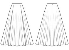 Get swept away in the most romantic floor length full circle skirt pattern. It features a high waist, hidden zipper on the back and 2 front high slits. Find your flow and make waves with our ultra comfy circle skirt sewing pattern! PATTERN INCLUDESsizes EU 34, 36, 38, 40, 42, 44, 46 Each pack also includes:Step-By-Step sewing instructions in EnglishHow much fabric you need for each sizeFabric suggestions and materialsA pattern layoutVisible seam allowanceHow to print the patternMeasurements are Skirt Flat Sketch Front And Back, 8 Panel Skirt Pattern, Maxi Skirt Technical Drawing, Long Skirt Flat Sketch, Pleated Skirt Technical Drawing, Long Skirt Technical Drawing, Pleated Skirt Flat Sketch, Long Skirt Sketch, Maxi Skirt Pattern Free