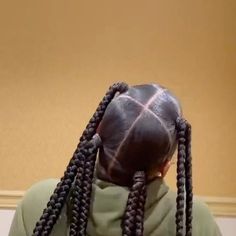 Slick Braided Hairstyles, 2 Side Braid Hairstyles, Two Pigtails Braids, 4 Braided Ponytail Hairstyles, Easy Quick Braided Hairstyles With Weave Braids, 2 Braids Tutorials, 8 Braids Hairstyle, Easy Pretty Braid Hairstyles, 4 Box Braids Hairstyles