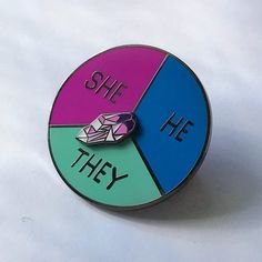 Pronoun Pin Cool Pins, Lgbtq Pride, Oui Oui, Lgbt Pride, Cute Pins, Pinback Buttons, Philadelphia Pa, Button Pins, Pin Collection