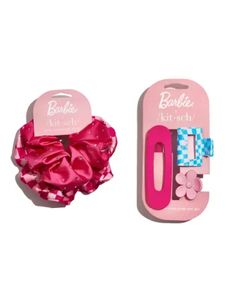 Elevate your hairstyles with this Barbie inspired set of assorted Scrunchies & Claw Clips! This versatile set includes 2 Scrunchies in shades of Barbie Pink & 3 Hair Clips that are all different sizes & come in different prints so you can change up your look! All items are great for all hair lengths, types and will provide you with so many updo options. The Scrunchies are made from a silky material that prevents tangles, frizz and any tugging on your hair. This Set Includes 2 Scrunchies & 3 Claw Barbie Inspired, Satin Scrunchies, Barbie Hair, Hair Brushes, Christmas Gift List, Claw Clips, Beauty Items, Gift List, Claw Clip