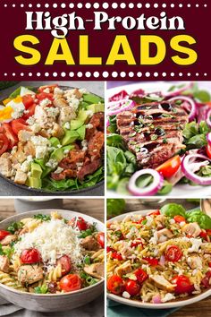 high protein salads are great for any meal