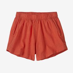 Patagonia Women's Garden Island Lightweight Shorts - 3½" Inseam Relaxed Fit Bottoms With Built-in Shorts For Warm Weather, Patagonia Beach Bottoms With Built-in Shorts, Relaxed Fit Shorts With Pockets For Warm Weather, Summer Linen Bottoms For Warm Weather, Short Bottoms With Built-in Shorts For Warm Weather, Casual Short Bottoms For Warm Weather, Warm Weather Skort, Patagonia Summer Bottoms With Elastic Waistband, Patagonia Relaxed Fit Shorts