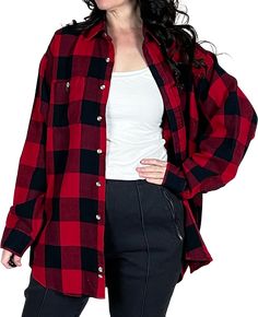 Top For Winter, Button Down Shirt Women, Preppy Grunge, Punk Skater, Flannel Hoodie, Collar Tips, Black Button Down Shirt, Hooded Flannel, Carhartt Women