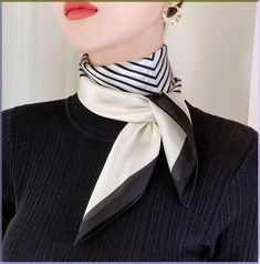 Testosterone Boosting Foods Stripe Scarf, Silk Square Scarf, Square Silk Scarf, Hair Wraps, Professional Attire, Striped Scarves, Collar Shirt, Neck Scarves