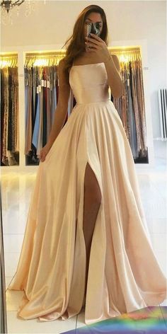 Simple Prom Dress Long, School Dance Dresses, Trendy Prom Dresses, Simple Gowns, Simple Prom Dress, Stunning Prom Dresses, Prom Dress Inspiration