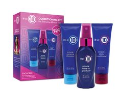 Just right for travel or trial, this collection is essential conditioning for everyday use. Enriched with effective smoothers and moisturizers, the Conditioning Collection delivers softer, more manageable hair each and very use. Kit includes our famous Miracle Daily Shampoo (2 oz.), Miracle Daily Conditioner (2 oz.), and our award-winning Miracle Leave-in (2 oz.). Individually, each product improves hair’s manageability, but when combined, you have an unbeatable 3 step regimen builds soft, flowi Hair Care Kits, Towel Dry Hair, Moisturizing Conditioner, Moisturizing Shampoo, Travel Set, Leave In Conditioner, Cosmetics Brands, Wet Hair, Ulta Beauty